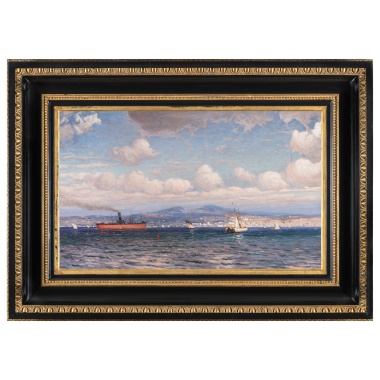 Химона Николай Петрович «Морской берег. Корабль на рейде»