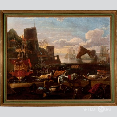 «Средиземноморская гавань с бастионом»