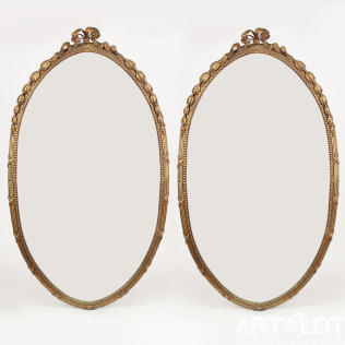 Комплект парных зеркал в стиле Людовика XVI